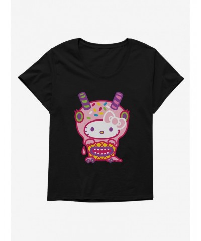 Hello Kitty Sweet Kaiju Cupcake Girls T-Shirt Plus Size $9.25 T-Shirts