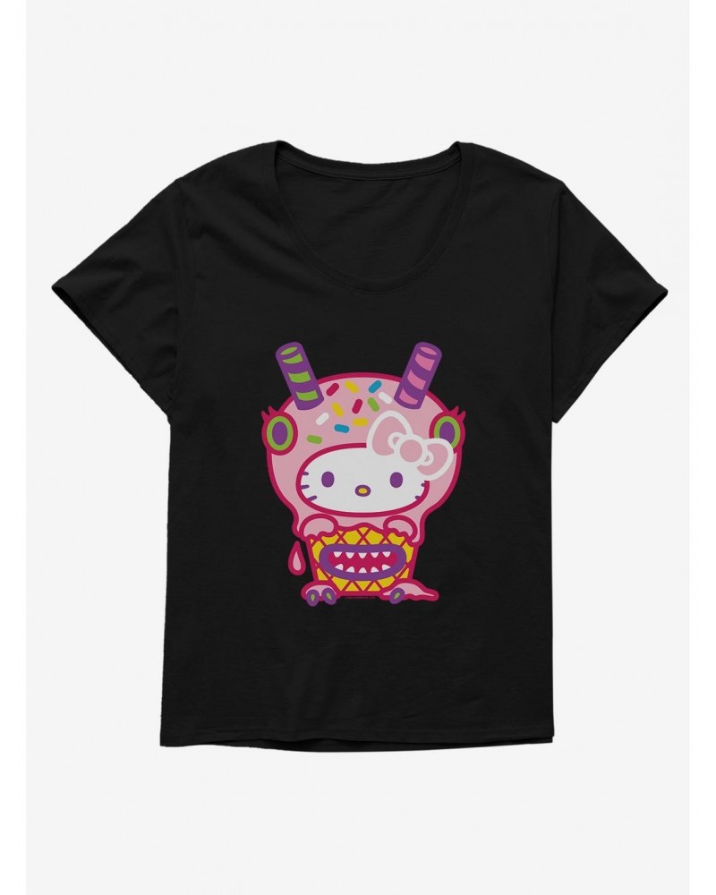 Hello Kitty Sweet Kaiju Cupcake Girls T-Shirt Plus Size $9.25 T-Shirts